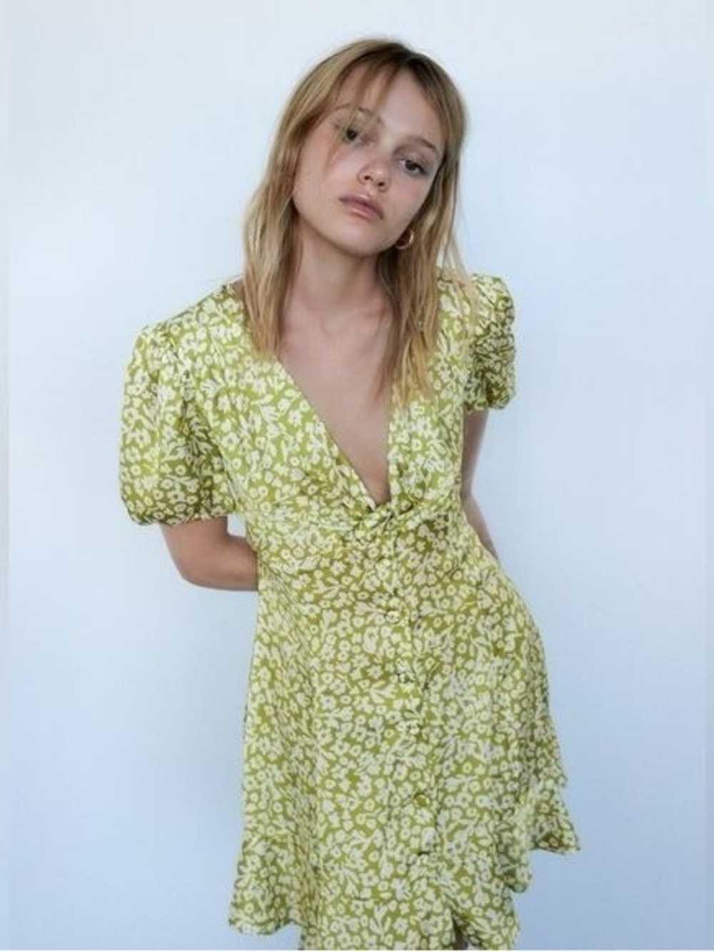 NWT Zara Floral Mini Dress